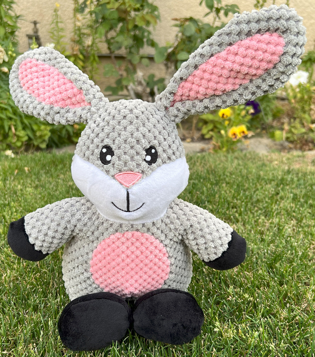 Glory To Dog Barnyard Rabbit Plush Dog Toy