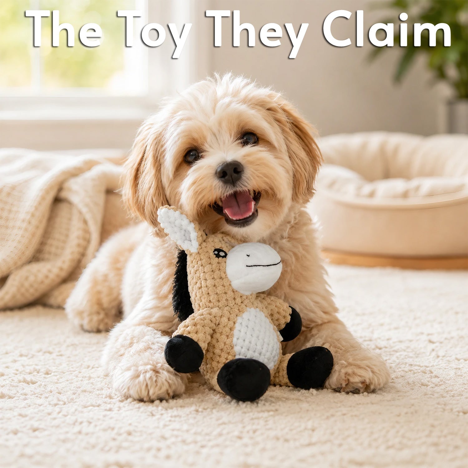 Glory To Dog Barnyard Donkey Plush Small Dog Toy