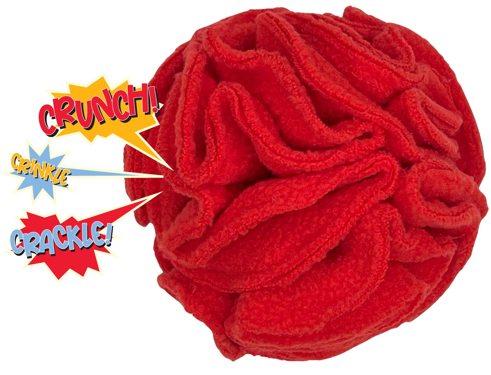 Snuffle Interactive Foraging Dog Puzzle Ball Toy for Puppy and Adult