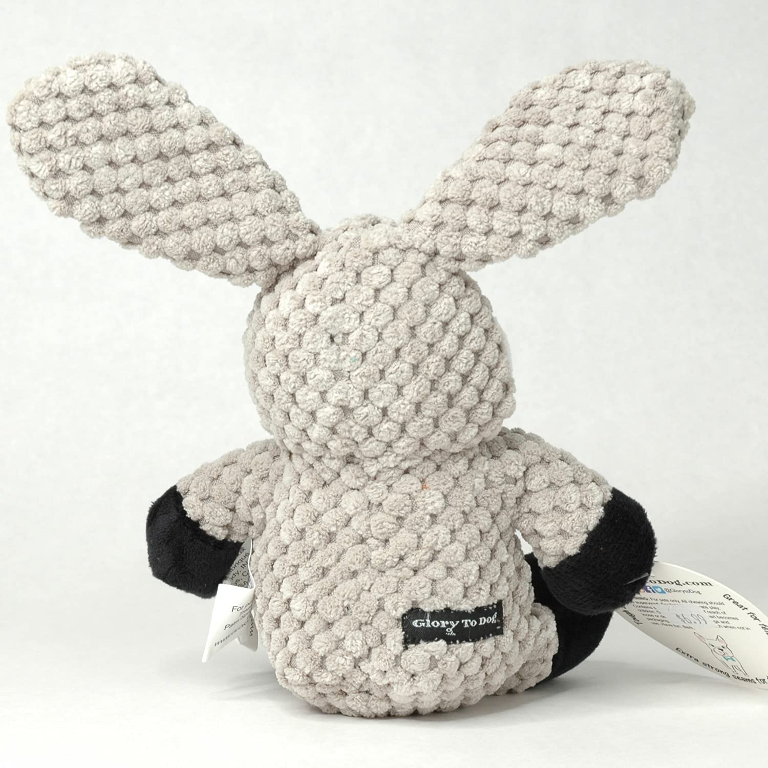 Glory To Dog Barnyard Rabbit Plush Dog Toy